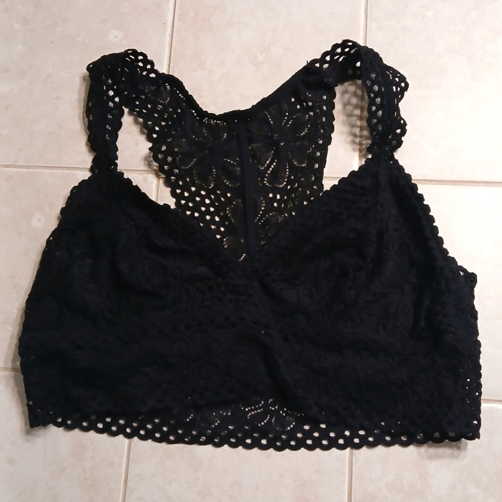 Fun Arie black lace bra!